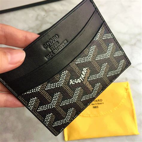 goyard card holder saks|designer wallet saks.